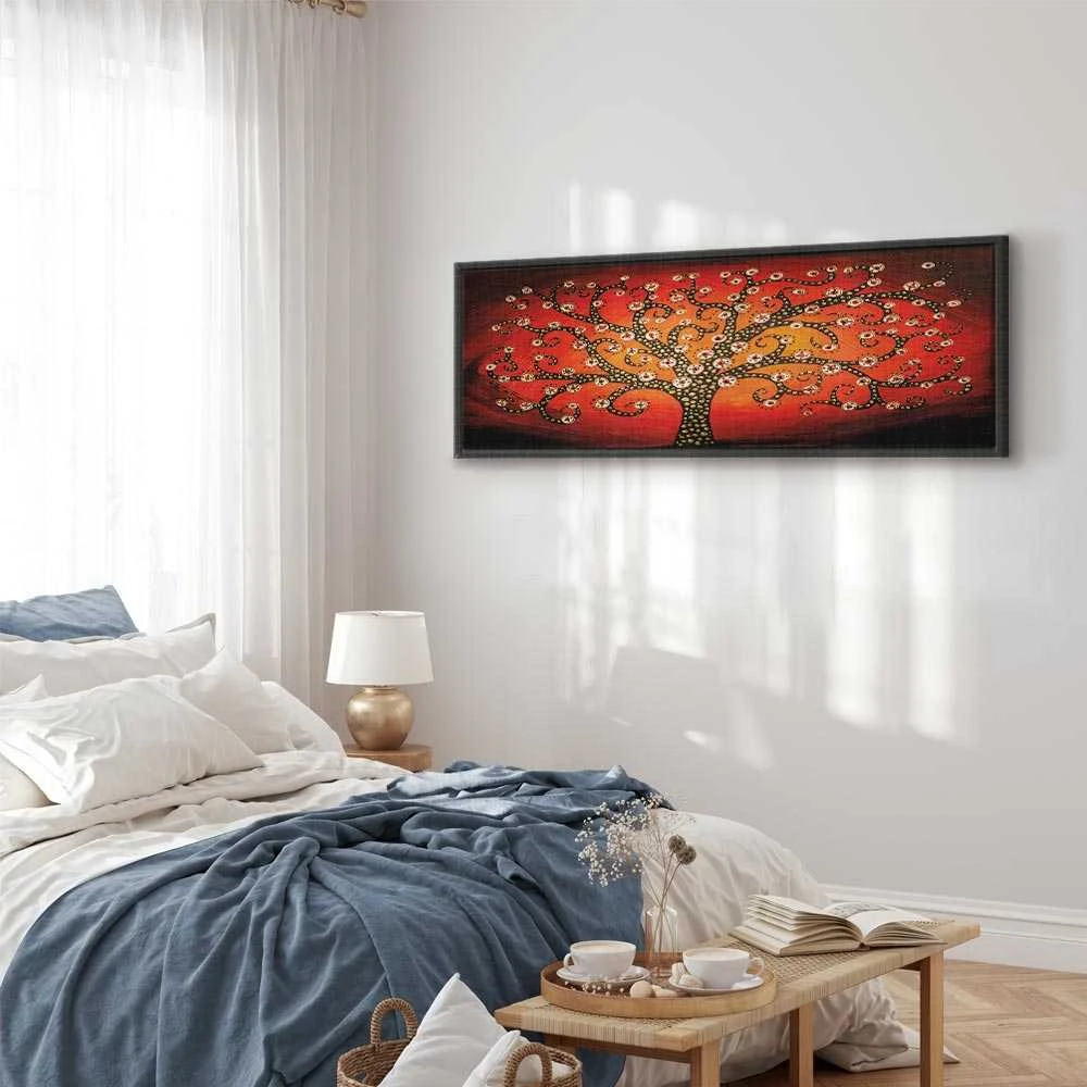 Artgeist Paveikslas - Fiery Tree (1 Part) Narrow