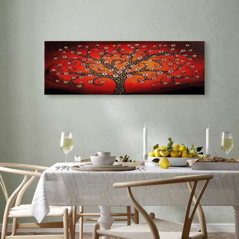 Artgeist Paveikslas - Fiery Tree (1 Part) Narrow