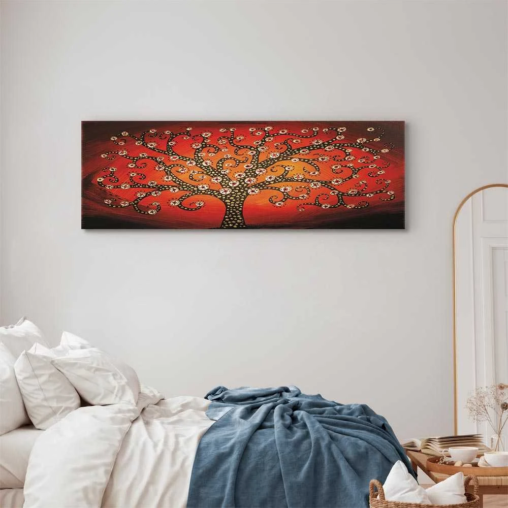 Artgeist Paveikslas - Fiery Tree (1 Part) Narrow