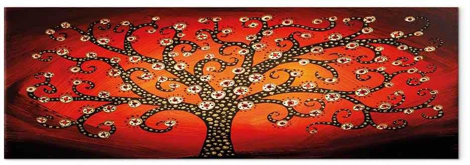 Artgeist Paveikslas - Fiery Tree (1 Part) Narrow