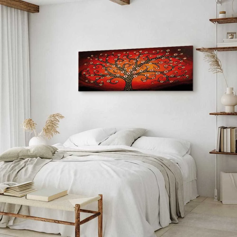 Artgeist Paveikslas - Fiery Tree (1 Part) Narrow