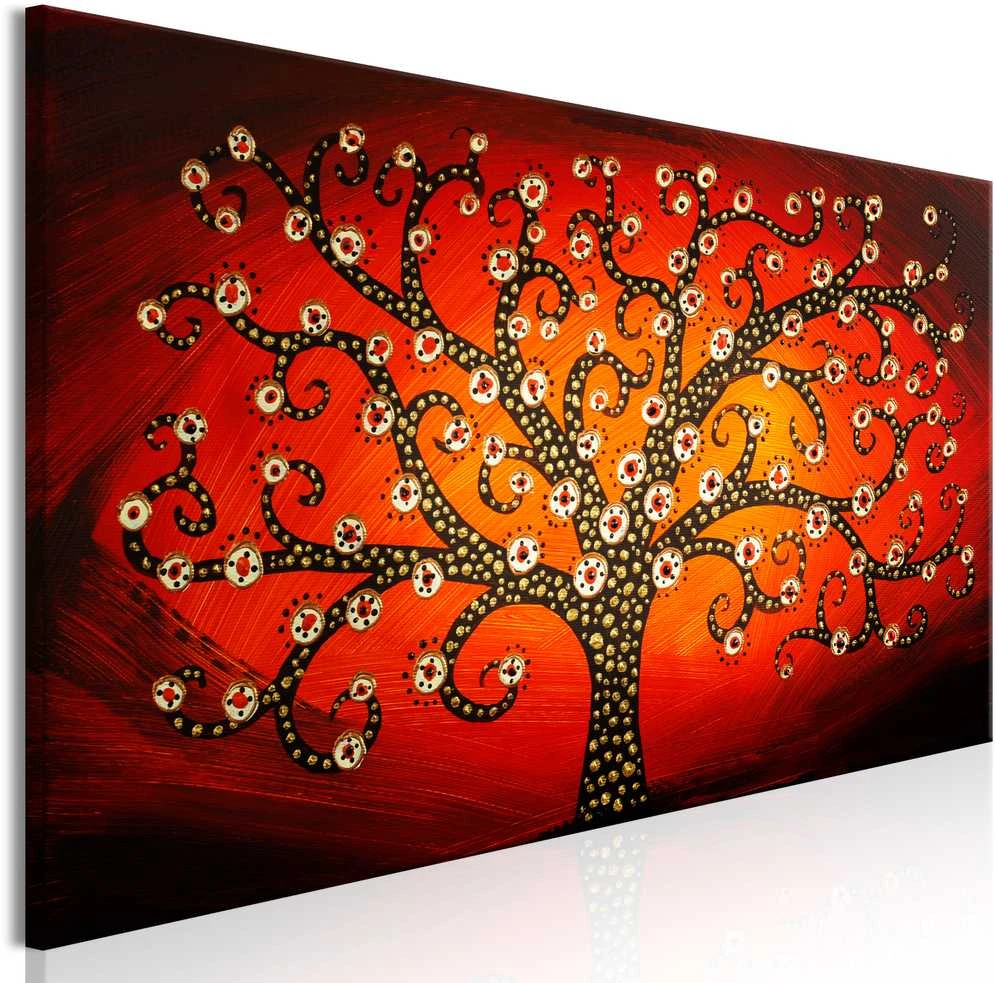 Artgeist Paveikslas - Fiery Tree (1 Part) Narrow