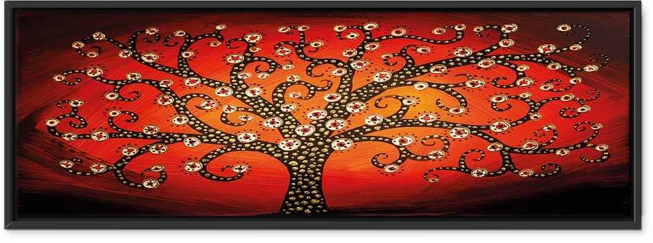 Artgeist Paveikslas - Fiery Tree (1 Part) Narrow