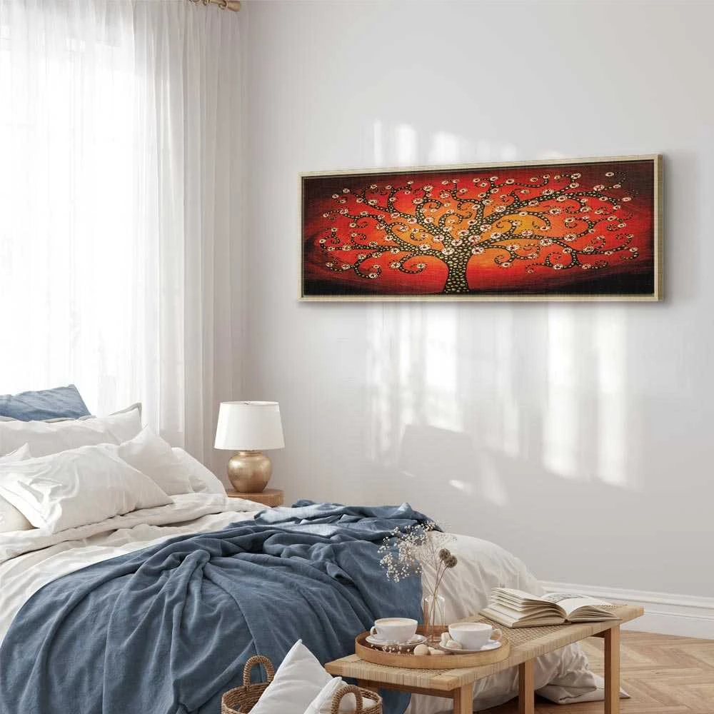 Artgeist Paveikslas - Fiery Tree (1 Part) Narrow