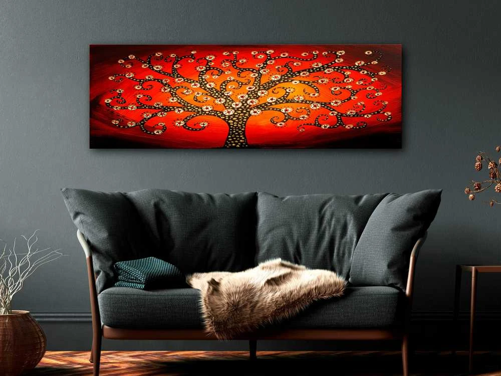 Artgeist Paveikslas - Fiery Tree (1 Part) Narrow