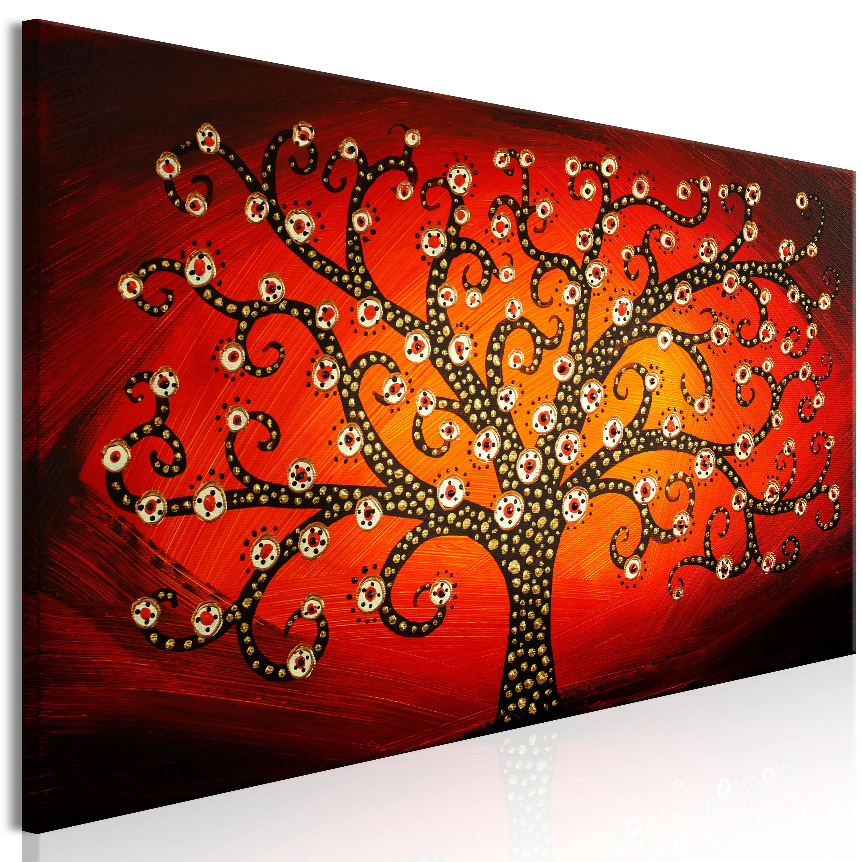Artgeist Paveikslas - Fiery Tree (1 Part) Narrow