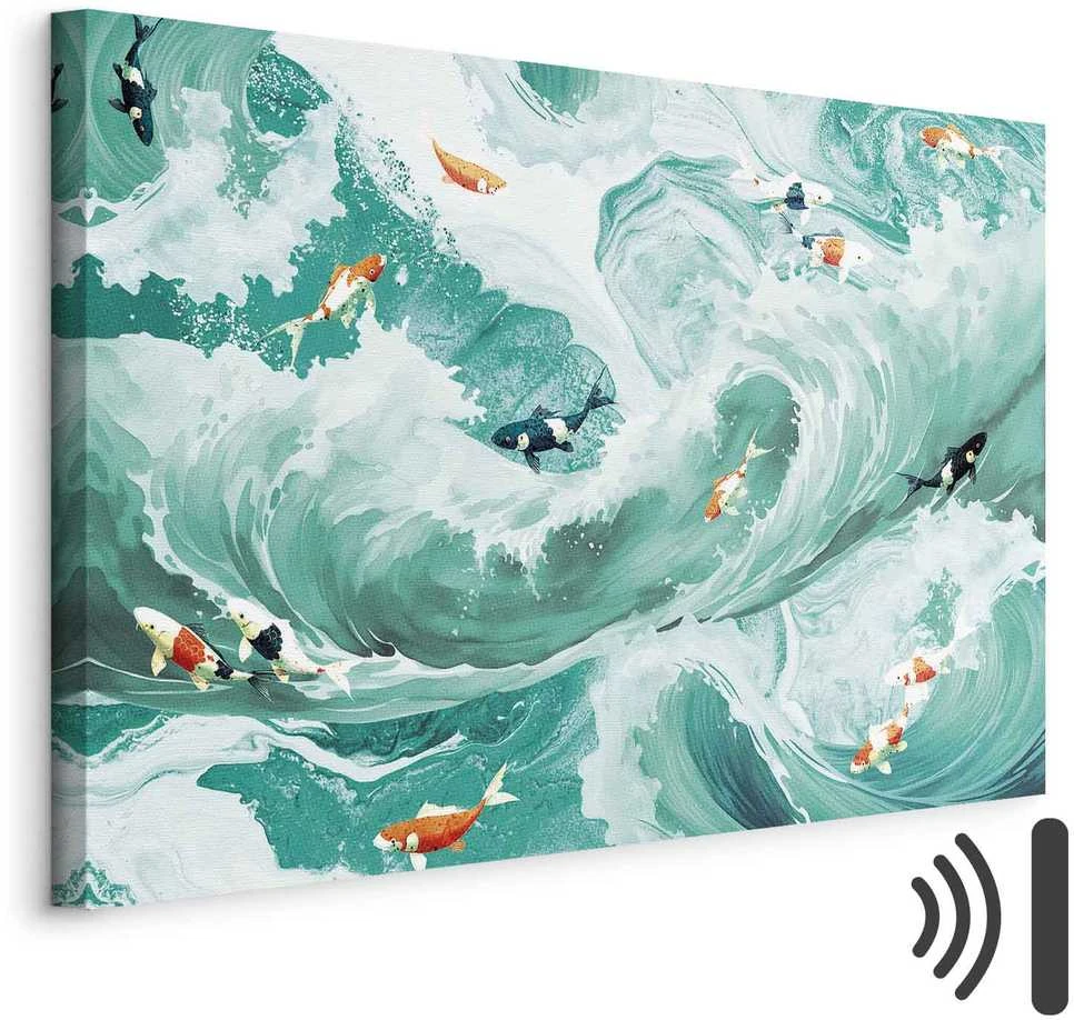 Artgeist Paveikslas - Fish and waves
