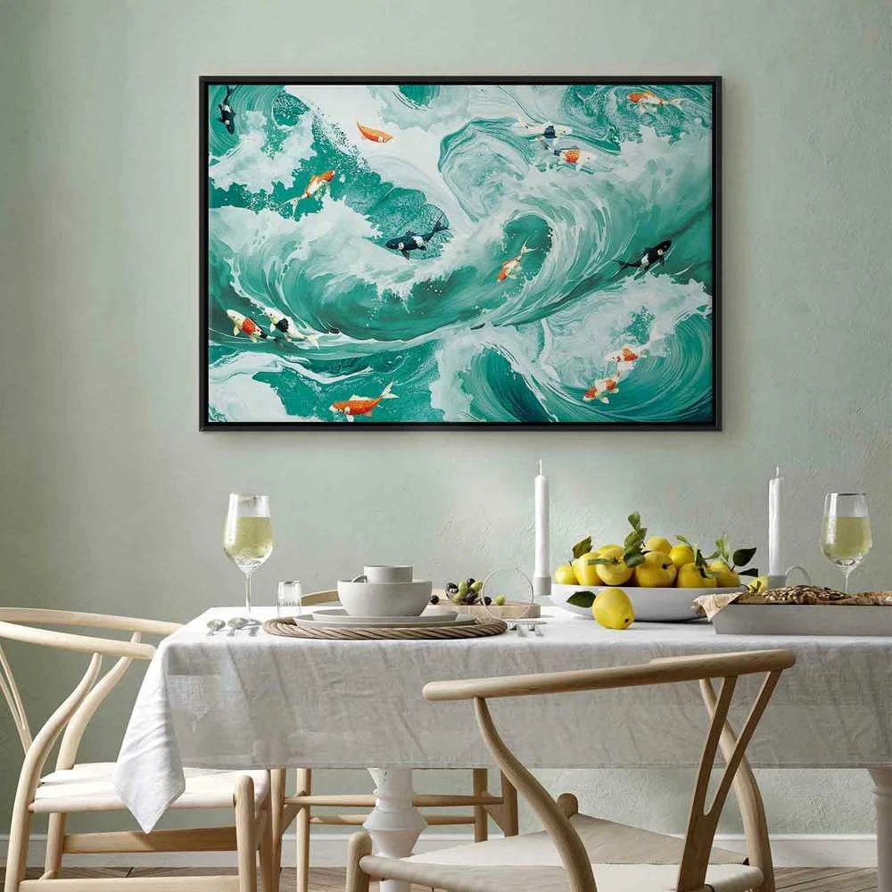 Artgeist Paveikslas - Fish and waves