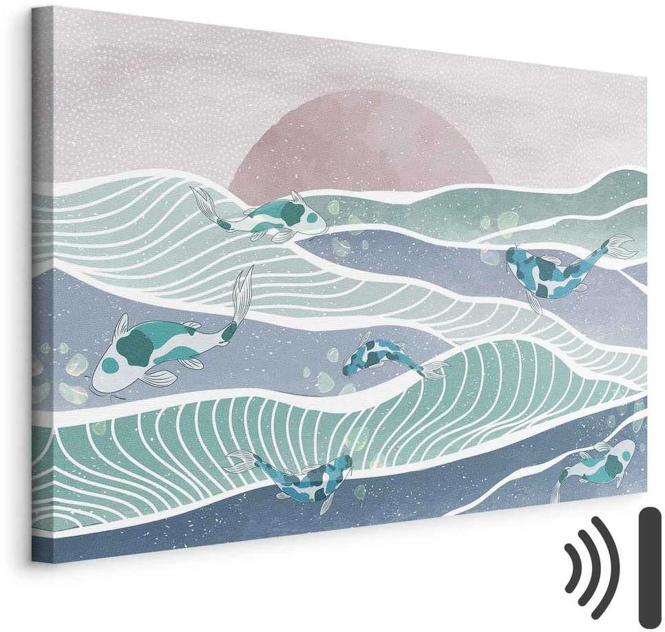 Artgeist Paveikslas - Fish on the waves
