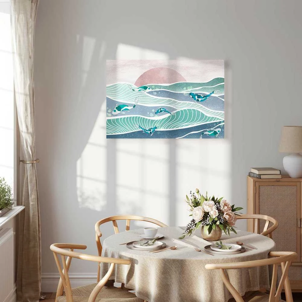 Artgeist Paveikslas - Fish on the waves
