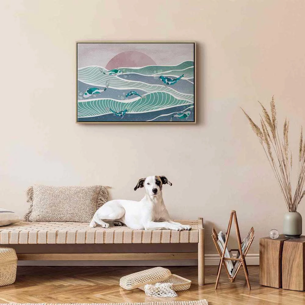 Artgeist Paveikslas - Fish on the waves