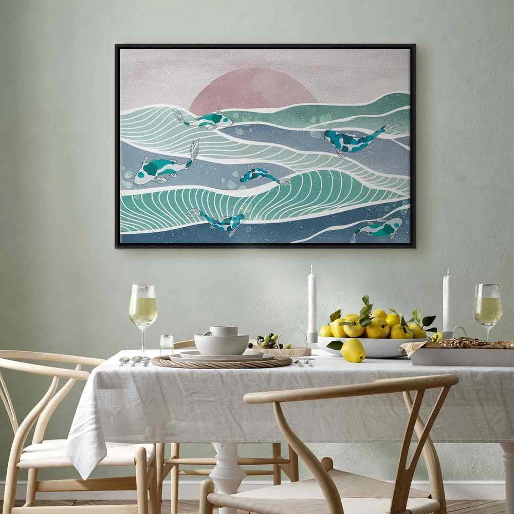 Artgeist Paveikslas - Fish on the waves