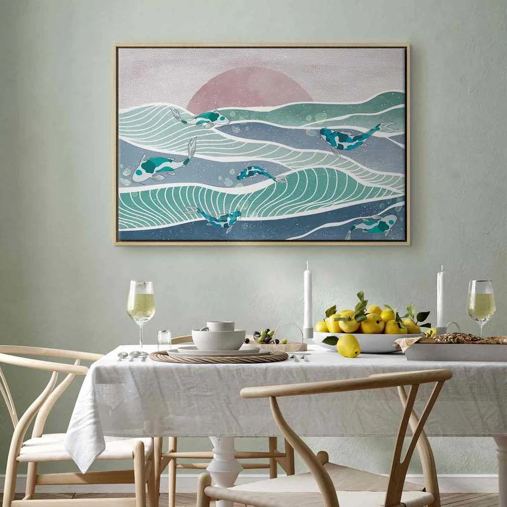 Artgeist Paveikslas - Fish on the waves