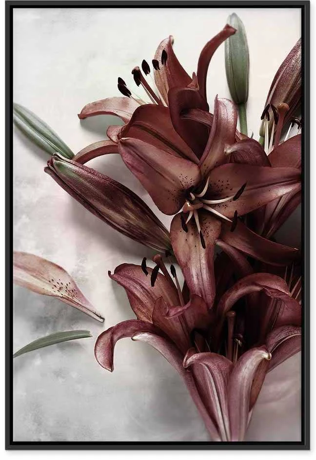 Artgeist Paveikslas - Floral Form (1 Part) Vertical