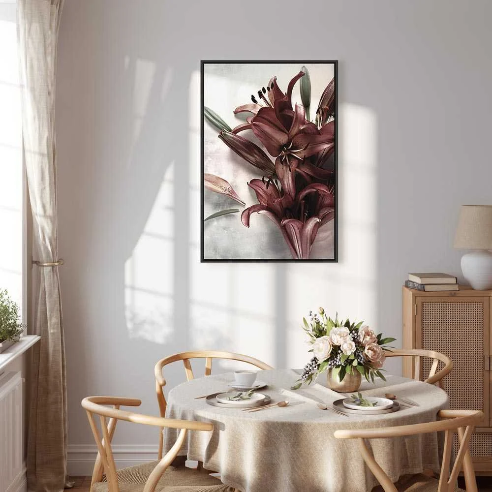 Artgeist Paveikslas - Floral Form (1 Part) Vertical