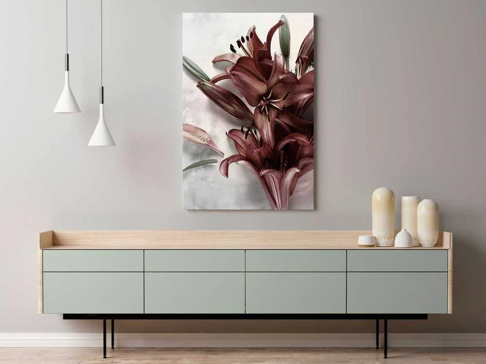 Artgeist Paveikslas - Floral Form (1 Part) Vertical