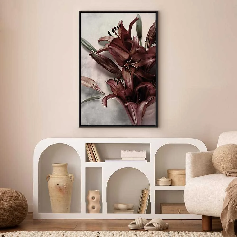 Artgeist Paveikslas - Floral Form (1 Part) Vertical