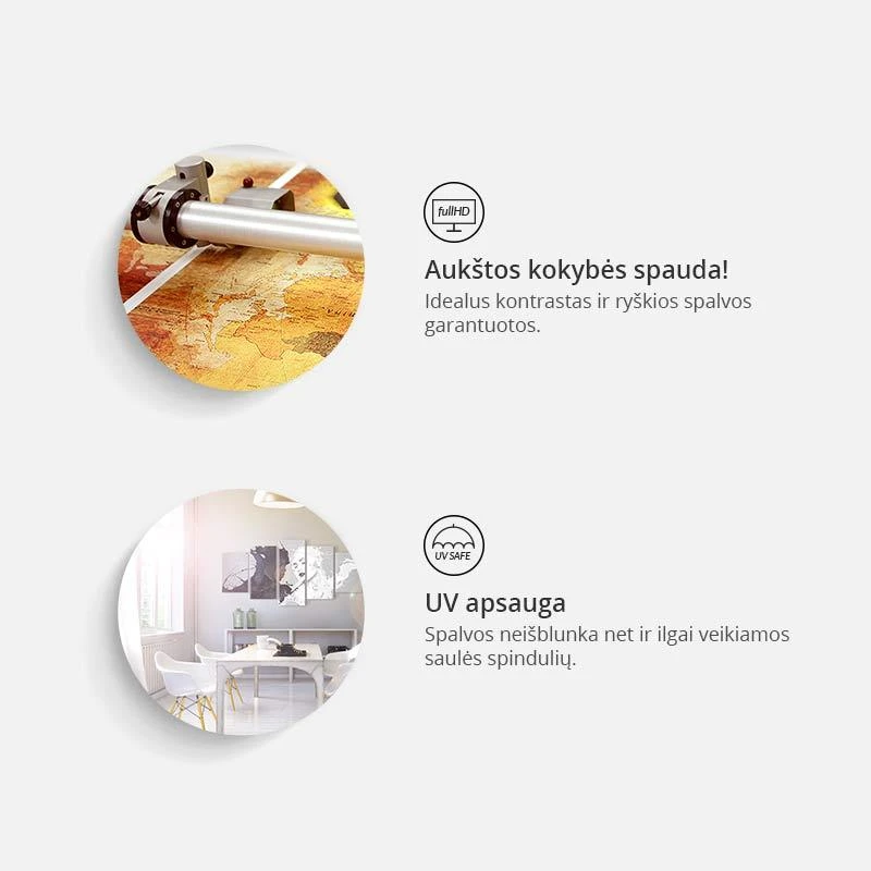 Artgeist Paveikslas - Floral Kaleidoscope (1 Part) Vertical
