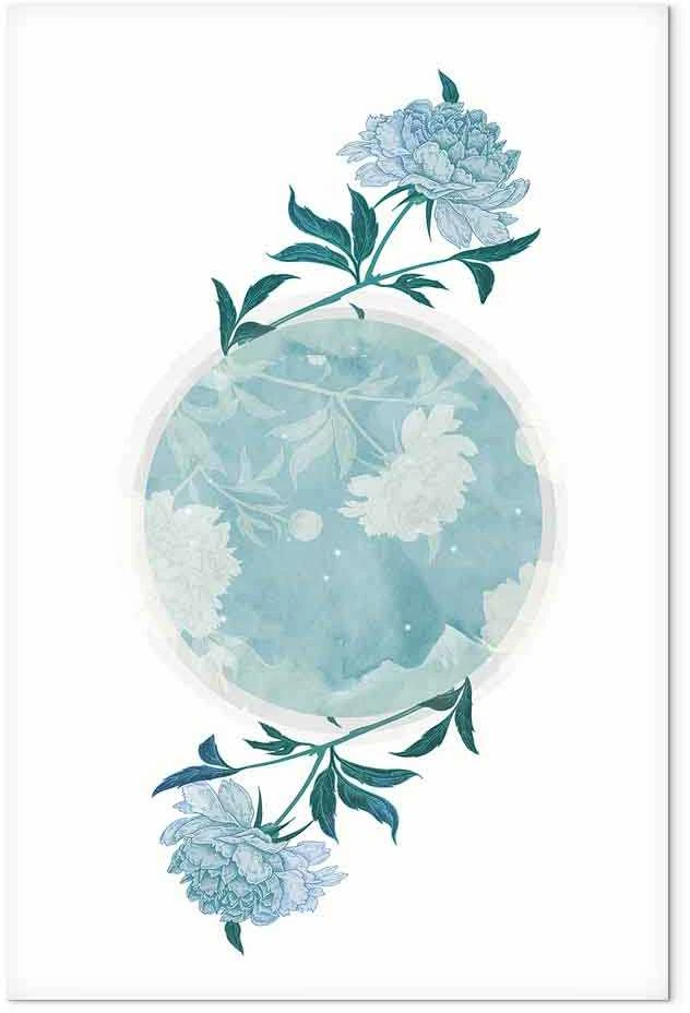 Artgeist Paveikslas - Floral Planet (1 Part) Vertical