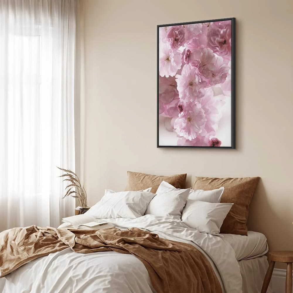 Artgeist Paveikslas - Flowery Glamour (1-part) - Flower Petals in Shades of Rožinė