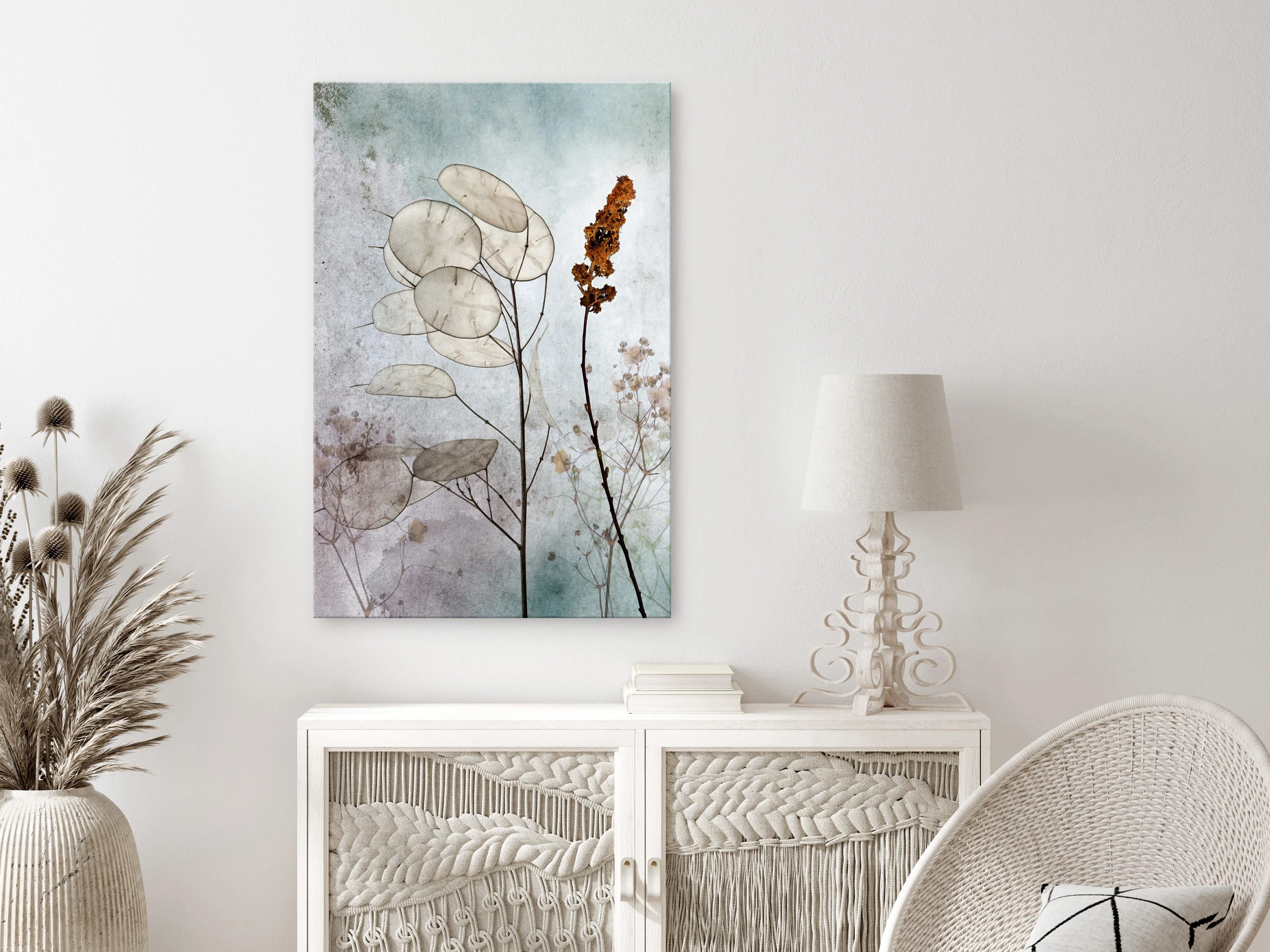 Artgeist Paveikslas - Foggy Lunaria (1 Part) Vertical