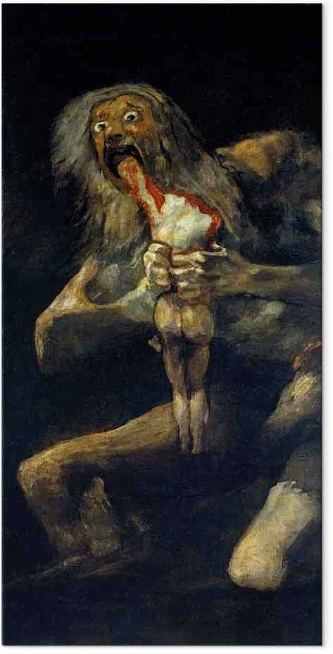 Artgeist Paveikslas - Francisco Goya – Saturn Devouring His Son