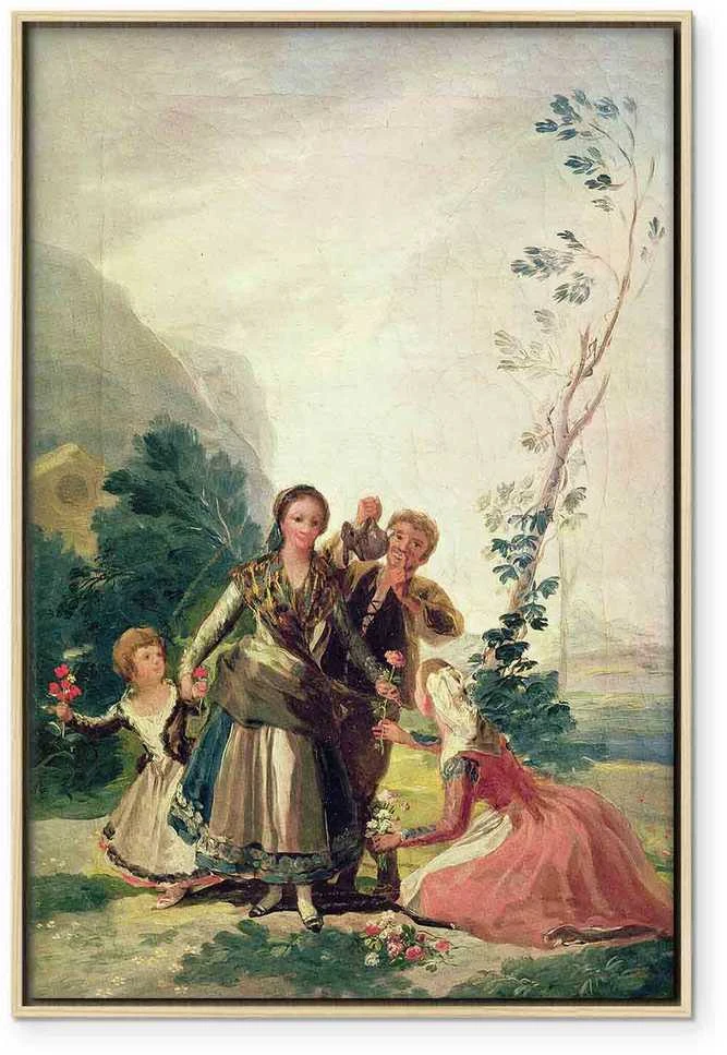 Artgeist Paveikslas - Francisco Goya – Spring or the Flower Seller
