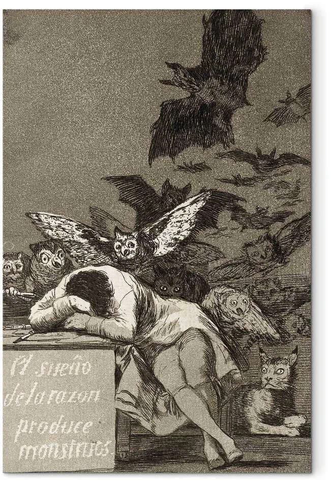 Artgeist Paveikslas - Francisco Goya – The Sleep of Reason Produces Monsters