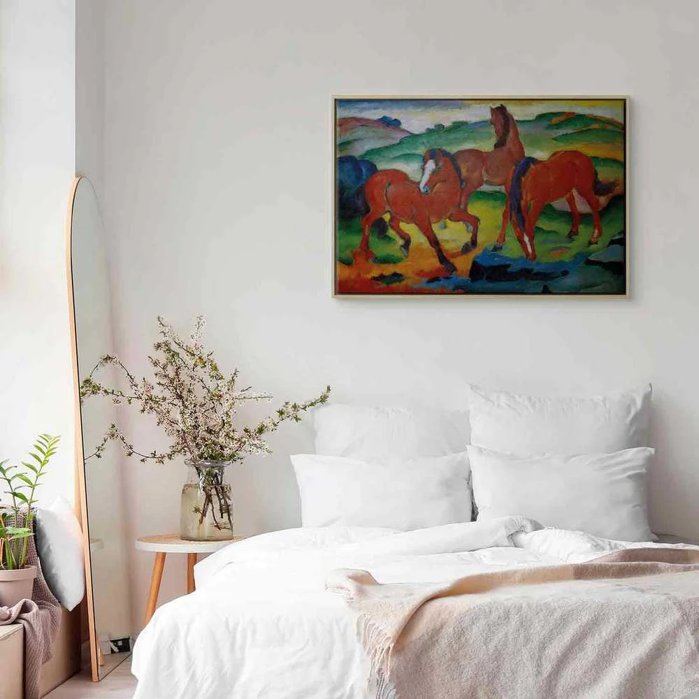 Artgeist Paveikslas - Franz Marc – The Raudona Horses (Grazing Horses IV)