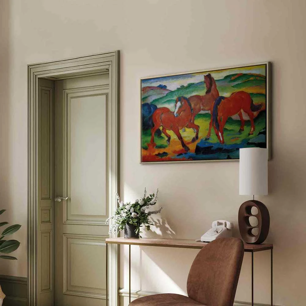 Artgeist Paveikslas - Franz Marc – The Raudona Horses (Grazing Horses IV)