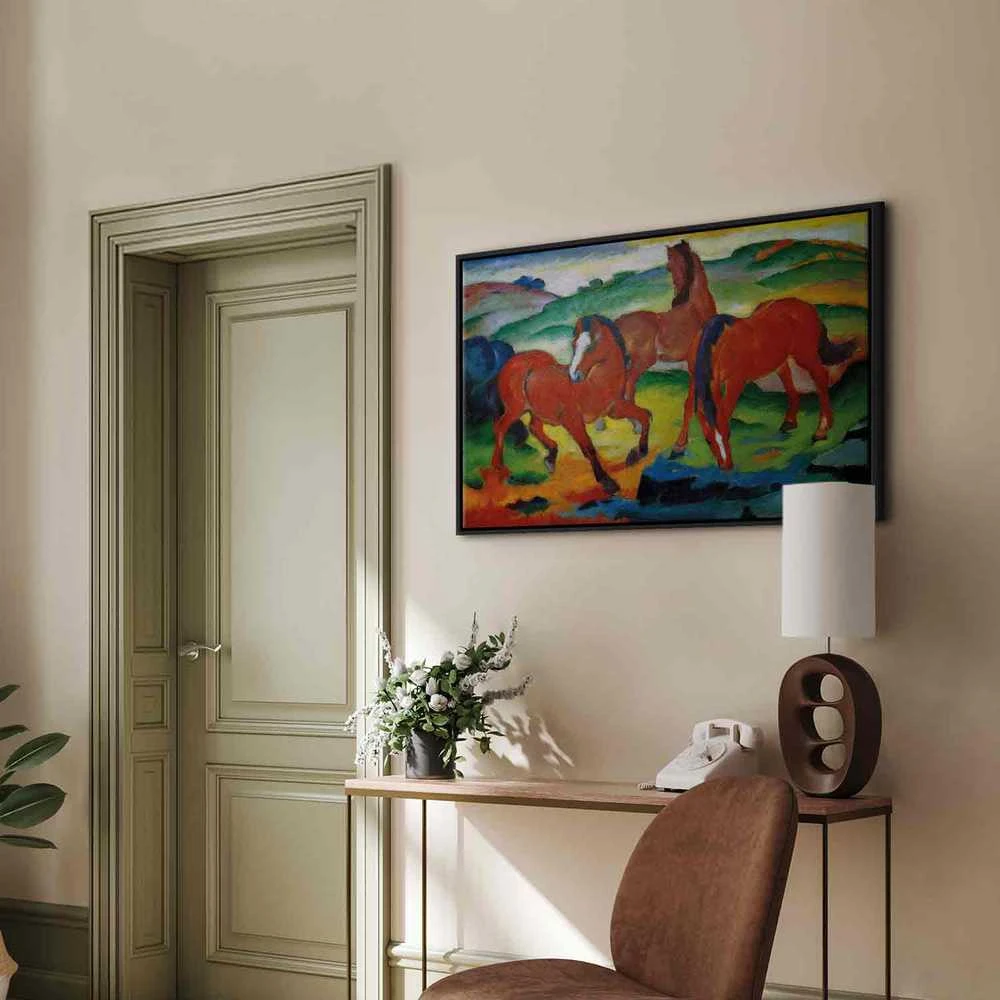 Artgeist Paveikslas - Franz Marc – The Raudona Horses (Grazing Horses IV)