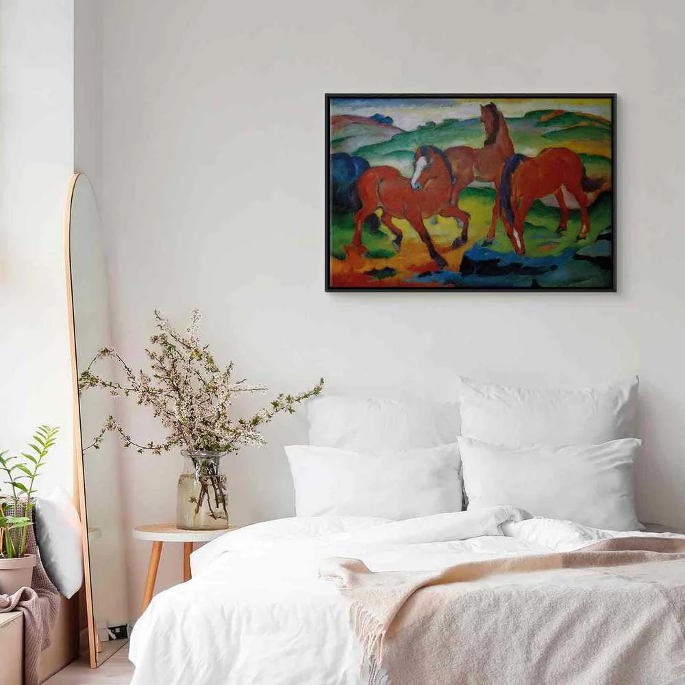 Artgeist Paveikslas - Franz Marc – The Raudona Horses (Grazing Horses IV)