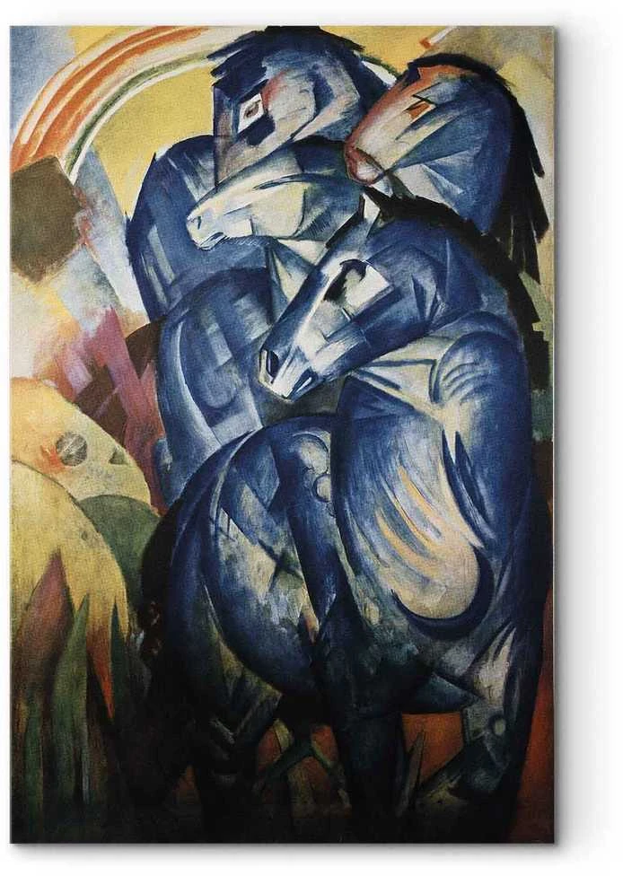 Artgeist Paveikslas - Franz Marc – The tower of mėlynas horses