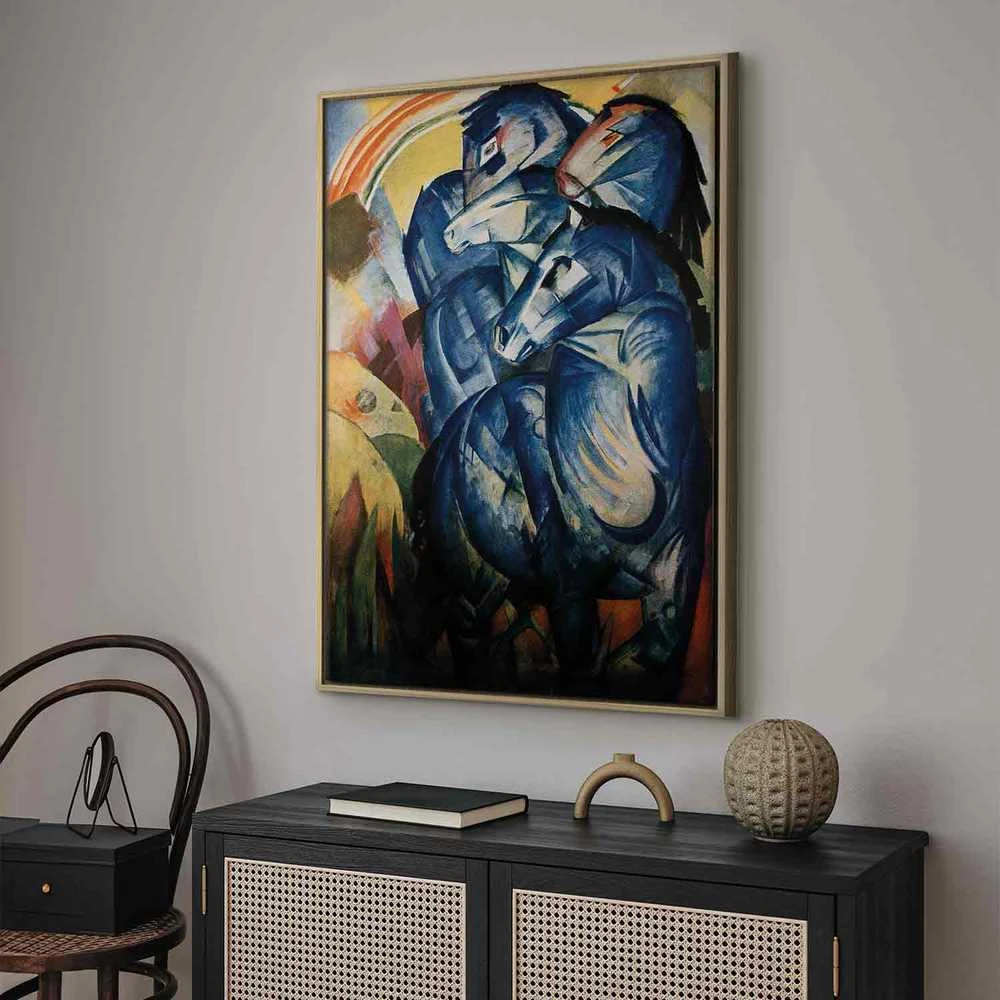 Artgeist Paveikslas - Franz Marc – The tower of mėlynas horses