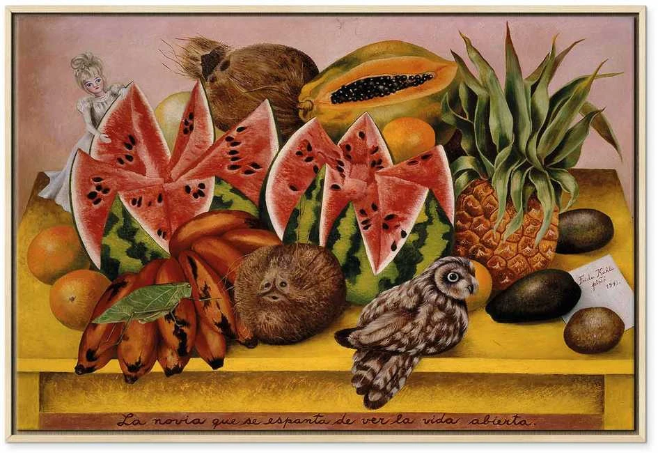 Artgeist Paveikslas - Frida Kahlo – A Bride Frightened at the Sight of Life Opened