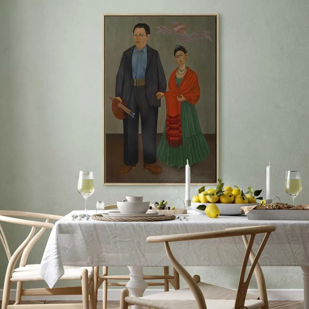 Artgeist Paveikslas - Frida Kahlo – Frida and Diego Rivera