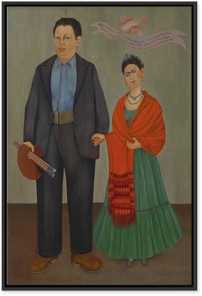 Artgeist Paveikslas - Frida Kahlo – Frida and Diego Rivera