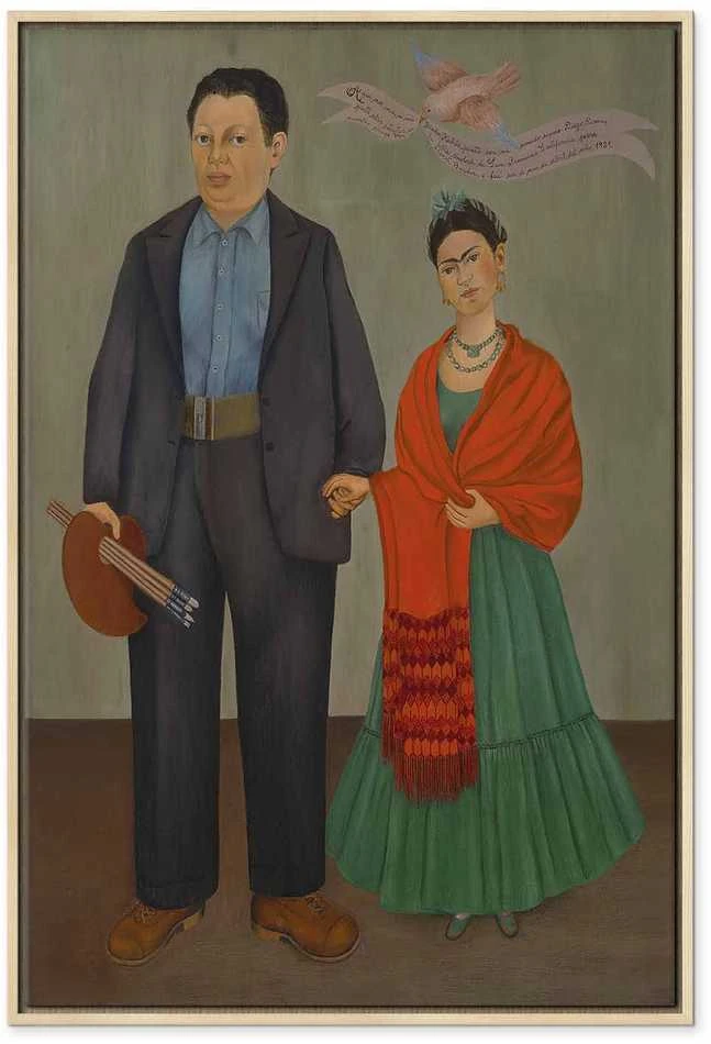 Artgeist Paveikslas - Frida Kahlo – Frida and Diego Rivera