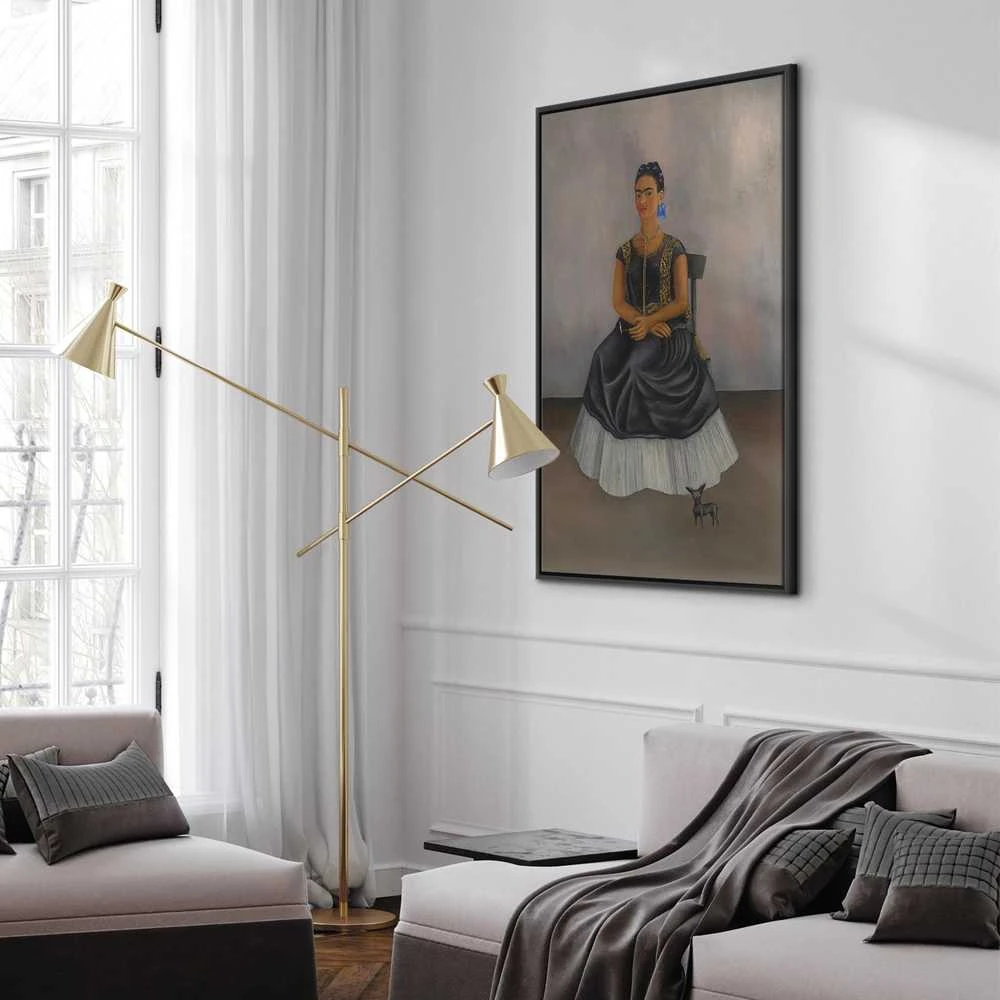 Artgeist Paveikslas - Frida Kahlo – Itzcuintli Dog with Me
