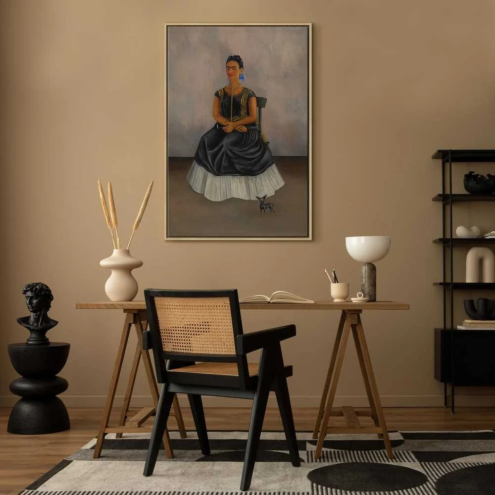 Artgeist Paveikslas - Frida Kahlo – Itzcuintli Dog with Me