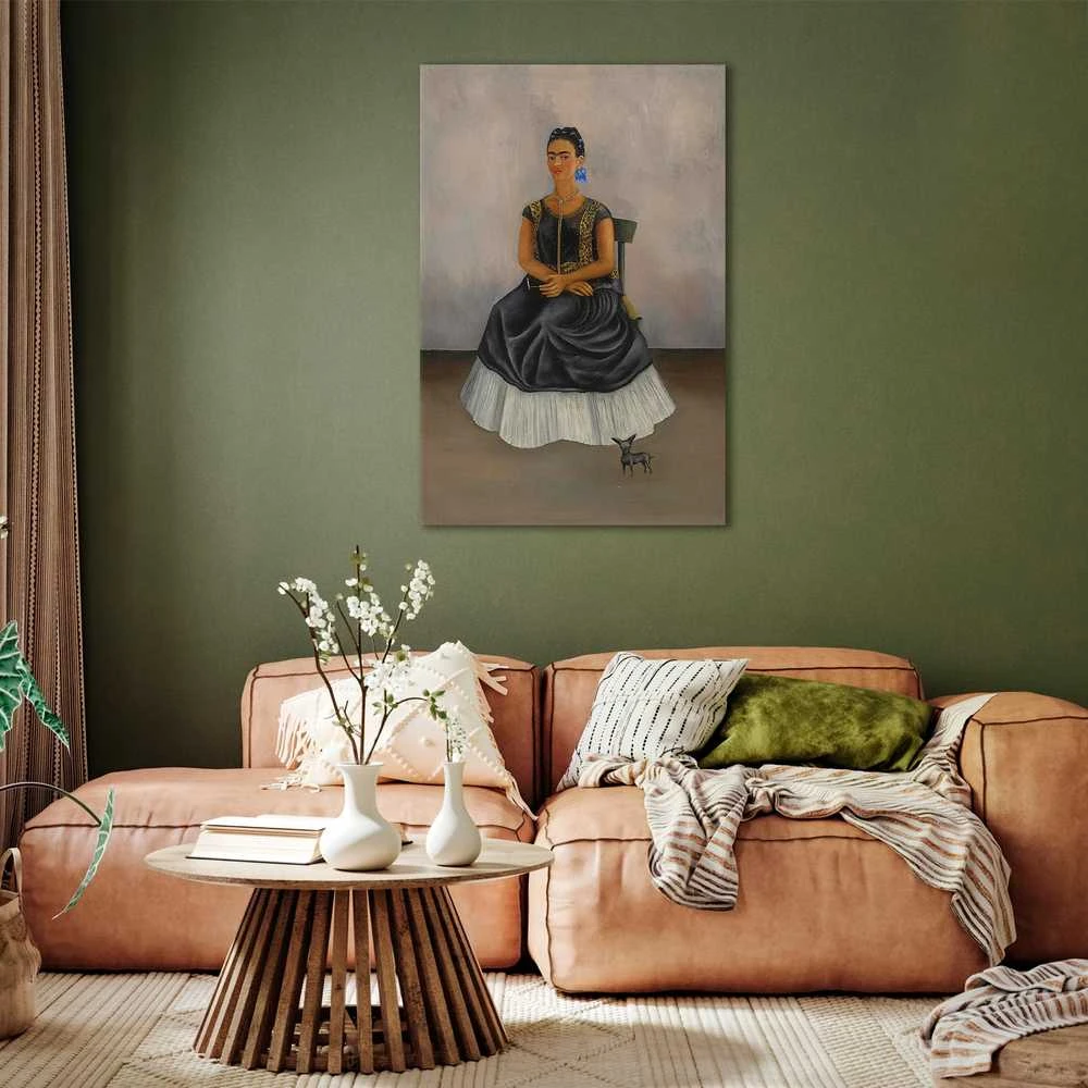 Artgeist Paveikslas - Frida Kahlo – Itzcuintli Dog with Me