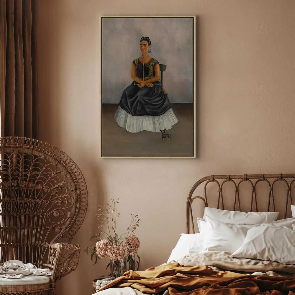 Artgeist Paveikslas - Frida Kahlo – Itzcuintli Dog with Me
