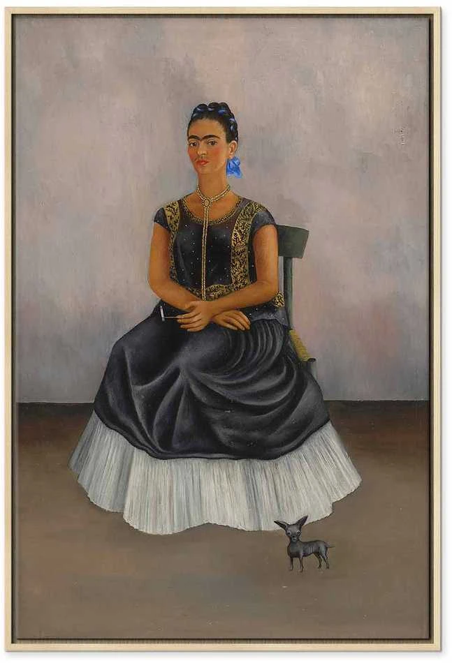 Artgeist Paveikslas - Frida Kahlo – Itzcuintli Dog with Me