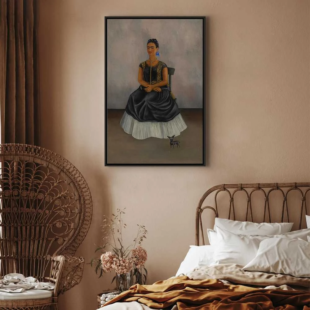 Artgeist Paveikslas - Frida Kahlo – Itzcuintli Dog with Me