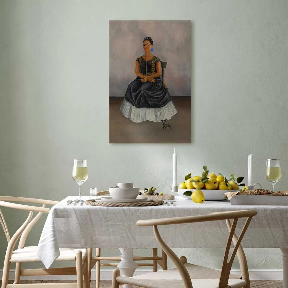 Artgeist Paveikslas - Frida Kahlo – Itzcuintli Dog with Me
