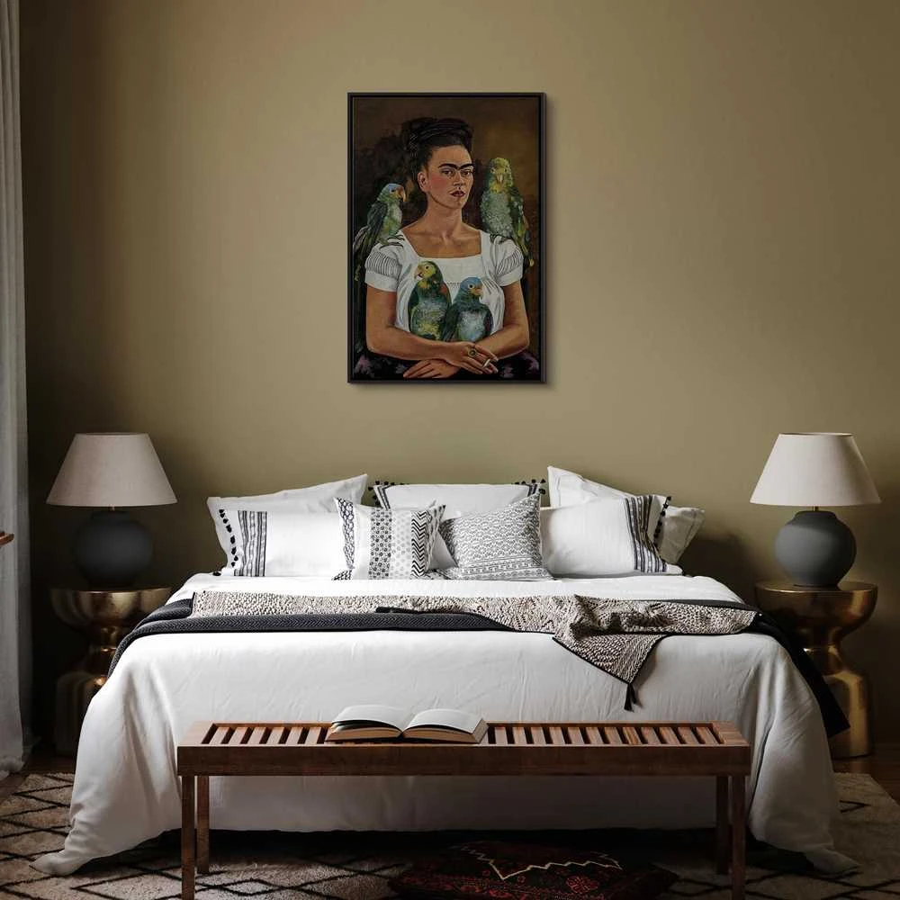 Artgeist Paveikslas - Frida Kahlo – Me and My Parrots