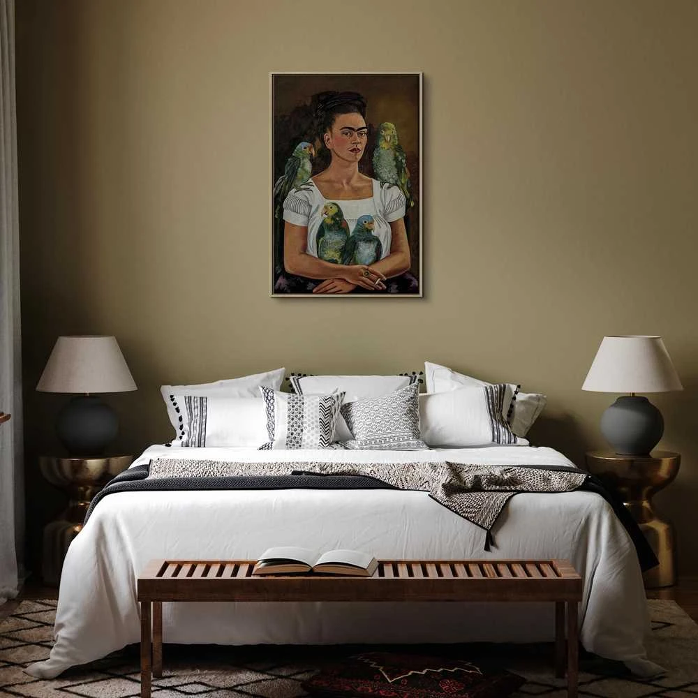 Artgeist Paveikslas - Frida Kahlo – Me and My Parrots