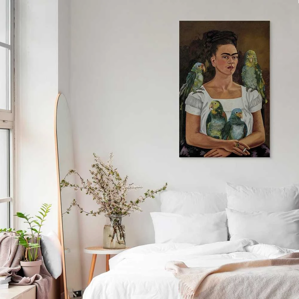 Artgeist Paveikslas - Frida Kahlo – Me and My Parrots