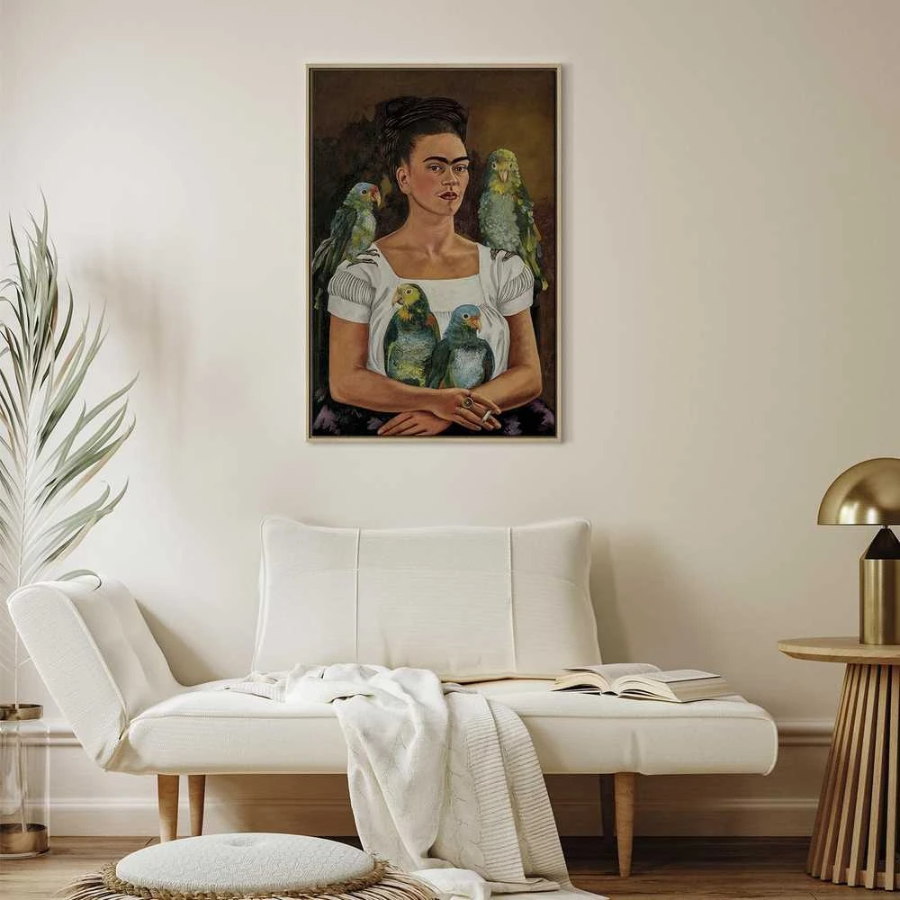 Artgeist Paveikslas - Frida Kahlo – Me and My Parrots