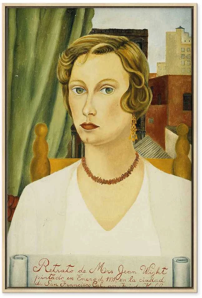 Artgeist Paveikslas - Frida Kahlo – Portrait of Mrs. Jean Wight